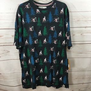 Free Planet Santa Skiing Shirt